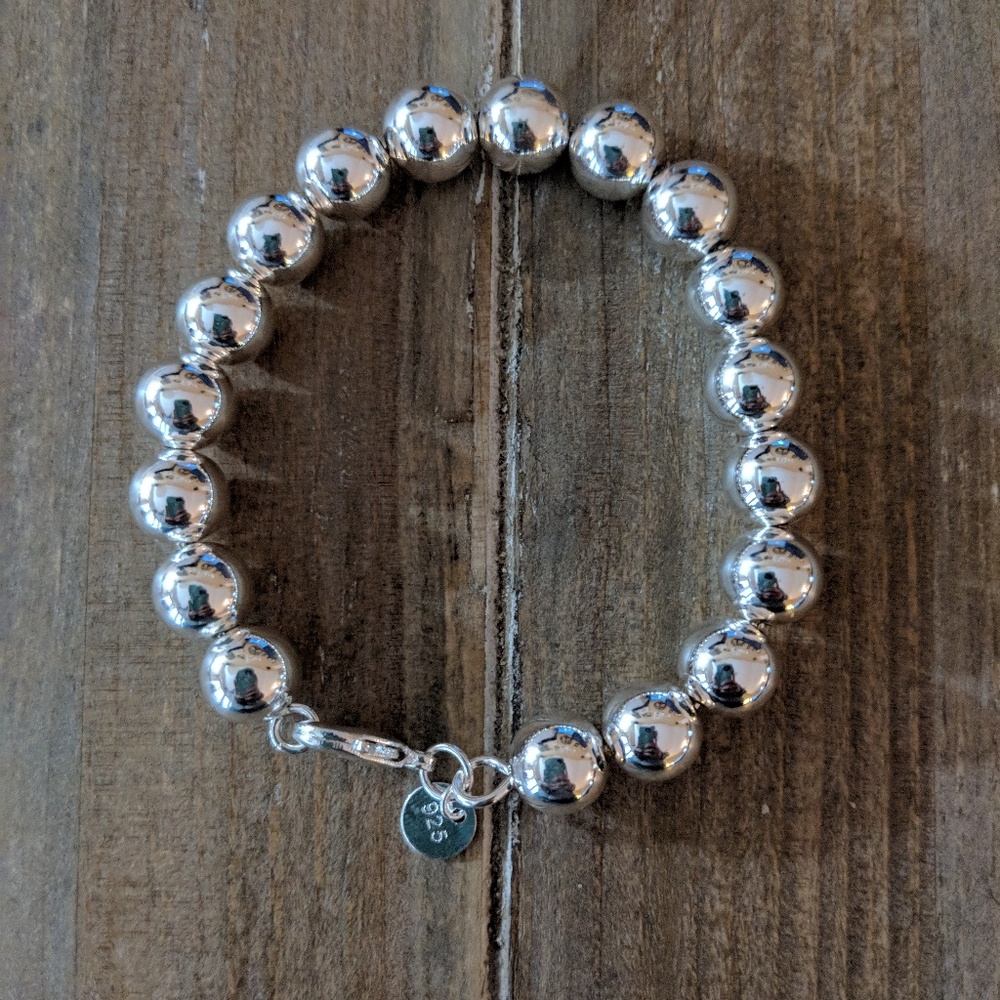 Solid Sterling silver bracelet. Stamped 925